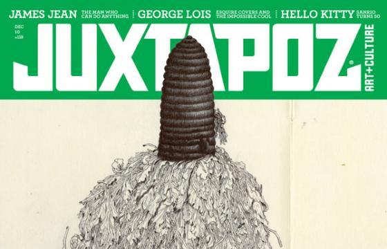 Our new December Juxtapoz cover is  . . . 
