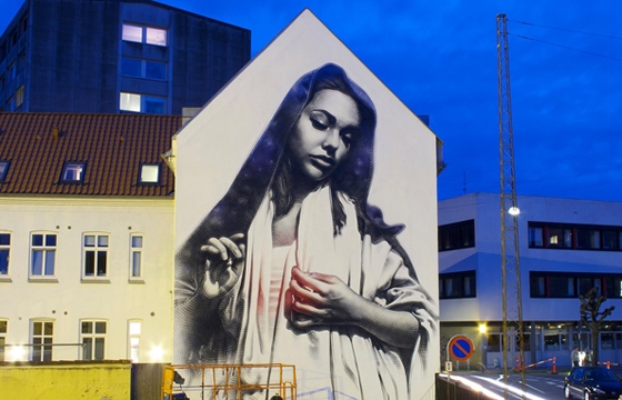 New mural by El Mac in Denmark