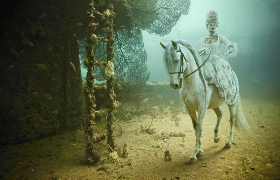 Andreas Franke's 'The Sinking World' @ An Underwater Gallery: 24.27 N, 81.44 W