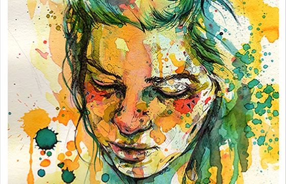 Dripped Portraits from Martí Serra aka DSORDER