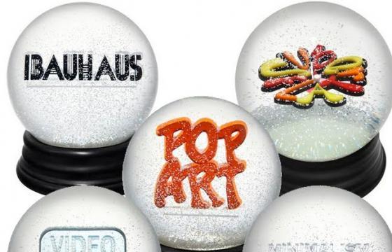 Art History as Snow Globes by Ligorano/Reese