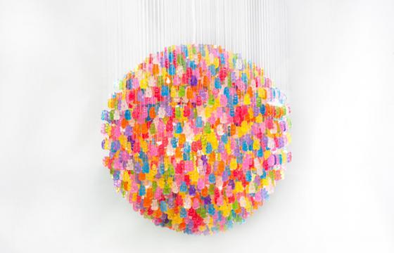 Gummy Bear Chandelier by Kevin Champeny