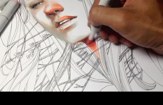 Elfandiary's Daily Draw Timelapse