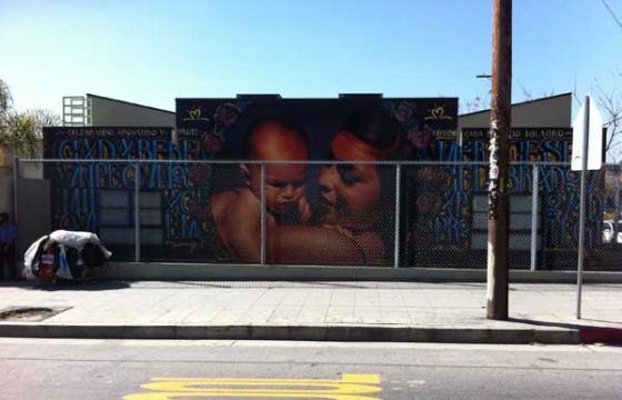 New El Mac x RETNA Mural in Los Angeles