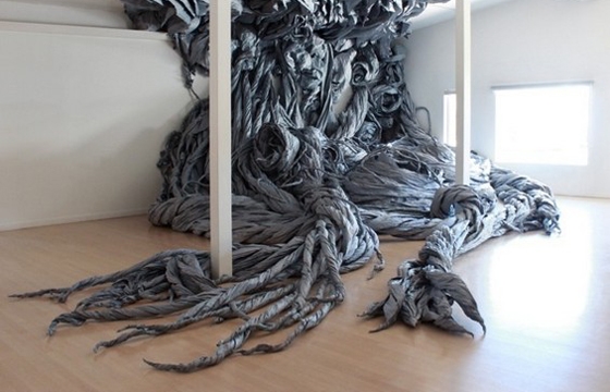 Installations by Wade Kavanaugh and Stephen B. Nguyen