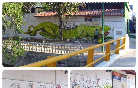 Lizard Riding Chickens by Ericailcane
