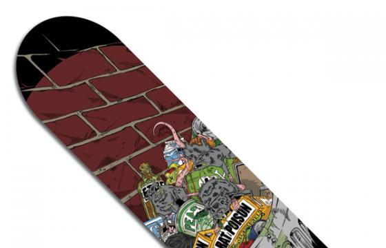 ETHER (Skate All Cities - Skateboard Deck)
