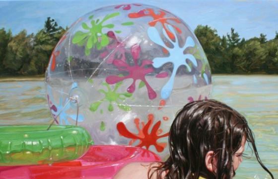 Memories of Summer: Photoreal Paintings by Laura Sanders