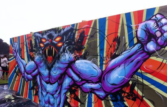 Juxtapoz @ Outside Lands 2011: Skinner, Sam Flores, Jeremy Fish, and Day 1
