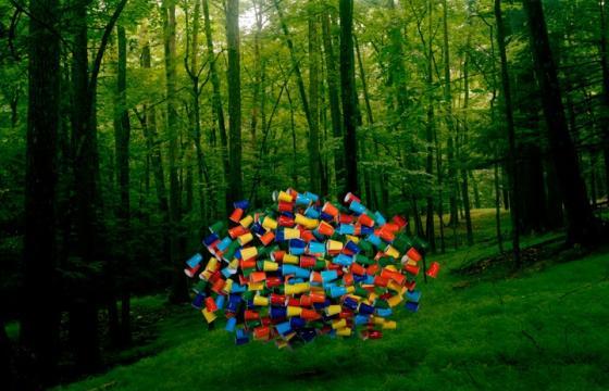 Hovering Sculptures by Thomas Jackson