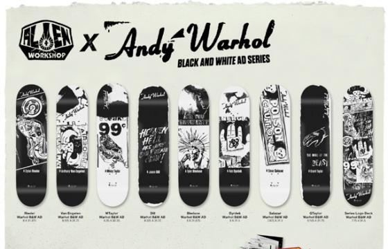 Alien Workshop x Andy Warhol Skate Decks