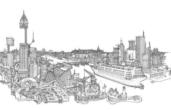 Impossible Architectural Illustrations by Toby Melville-Brown