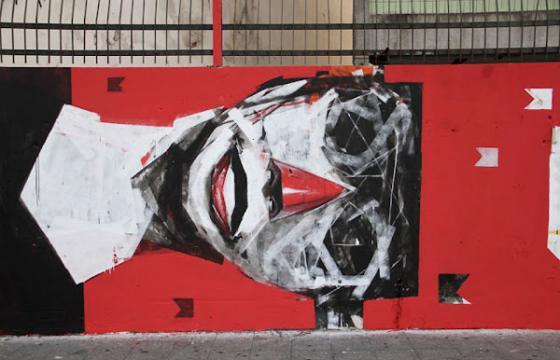 New mural by Rodrigo Branco in San Paulo, Brazil
