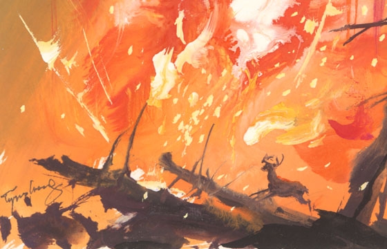 Tyrus Wong "Water to Paper, Paint to Sky" @ Disney Family Museum, SF