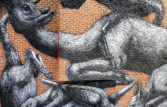 New Roa mural in London, UK