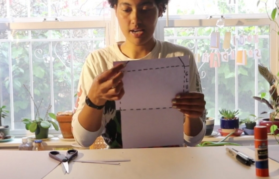 Lukaza Branfman-Verissimo Teaches Us to How to Make Envelopes to Stay in Touch
