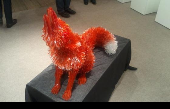 Shattered Glass Animal Sculptures by Marta Klonowska