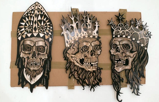 DENNIS MCNETT "TEMPLE OF THE WOLFBAT" @ KNOWN GALLERY, LOS ANGELES