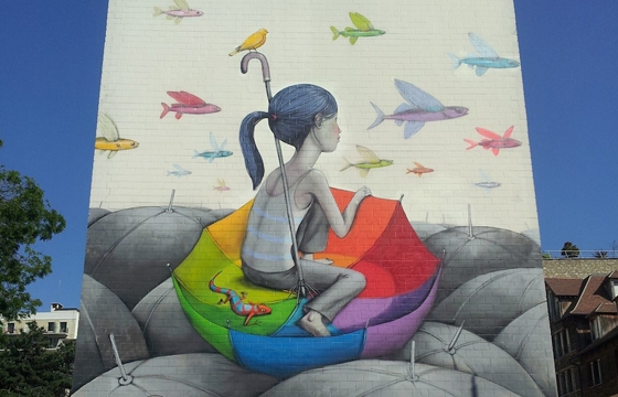 Seth Globepainter's new mural in Paris 