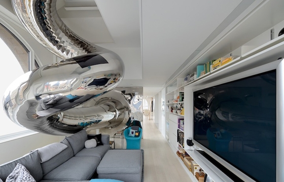 This Modern Home has a Multi-Story Indoor Slide