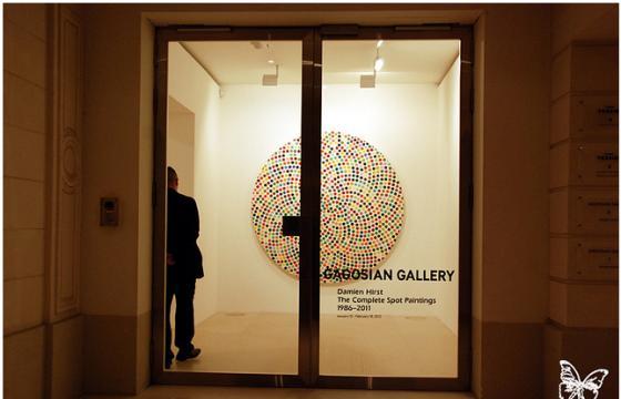 Opening: Damien Hirst Spot Paintings @ Gagosian, Paris