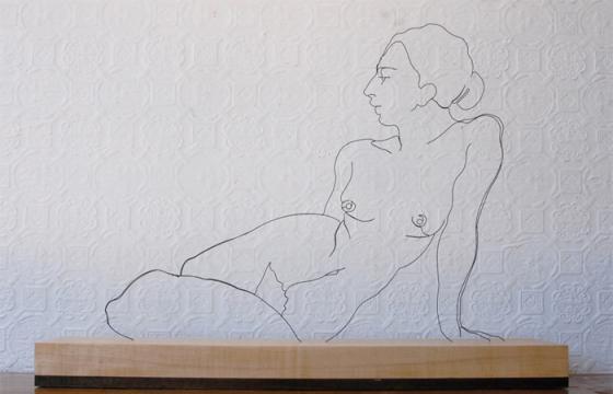Wire Sculptures by Gavin Worth