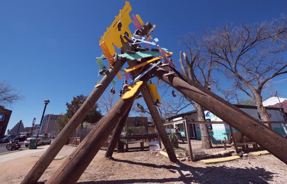 Sage Vaughn "Monument 1" Sculpture @ SXSW
