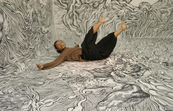 Wall Drawings by Yosuke Goda