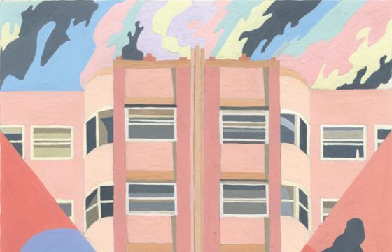 Gouache Drawings by Sophie Alda