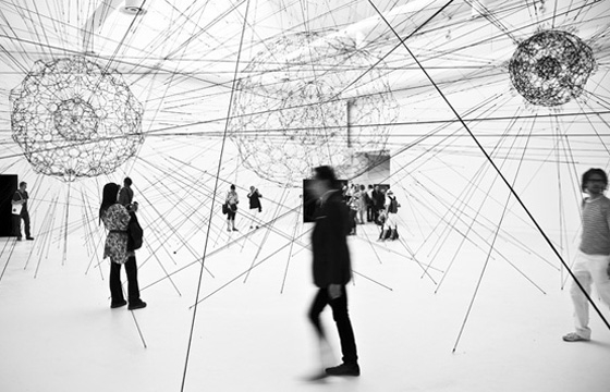 Tomás Saraceno's "14 Billion" Installation