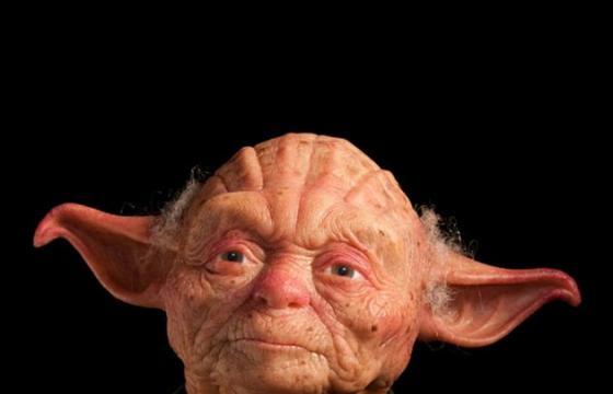 The Humanesque Yoda sculpture