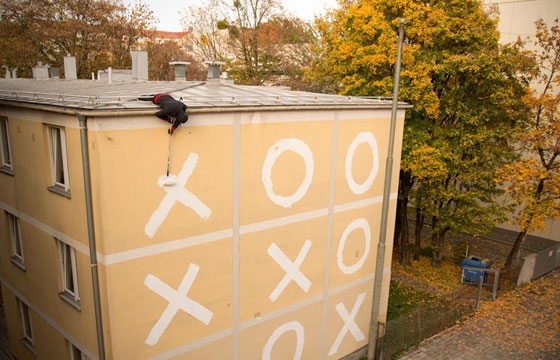 Mark Jenkins and Positive Propaganda play Tic-Tac-Toe