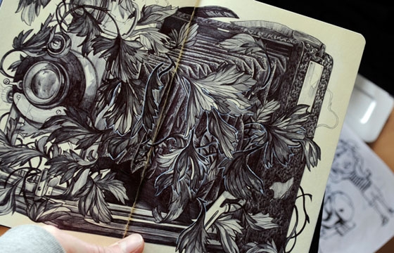 Thomas Cian's Moleskine Sketch