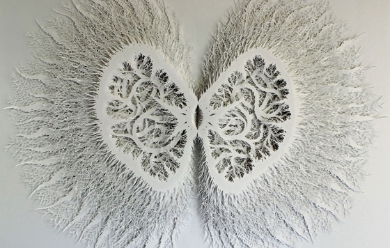 Intricate Paper Sculptures Rogan Brown