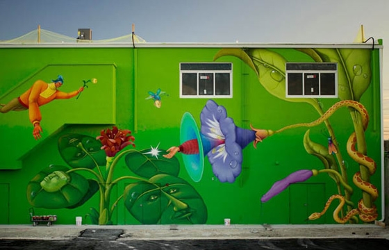 Interesni Kazki paint entire building in Miami