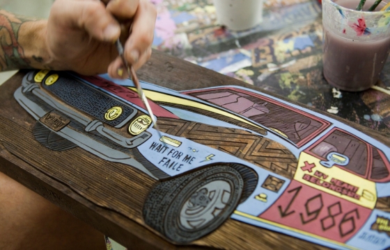 Faile x Juxtapoz Google Hangout in conjunction with "WHERE WILD WON'T BREAK" @ Dallas Contemporary