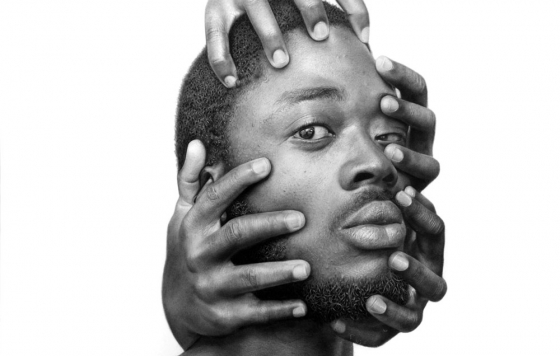 Arinze Stanley's Hyperreal Charcoal Works in "Paranormal Portraits" @ Corey Helford Gallery, Los Angeles