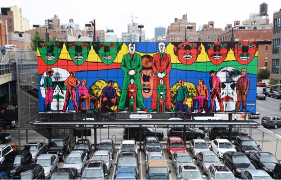 Gilbert & George's High line Billboard