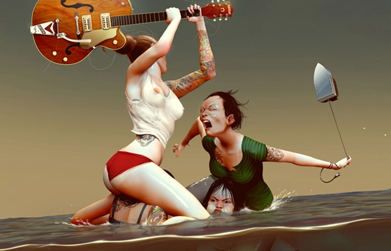 Digital Art and Illustration by Lambuja