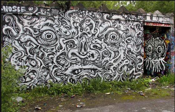 New Psychedelic Face by Nosbe