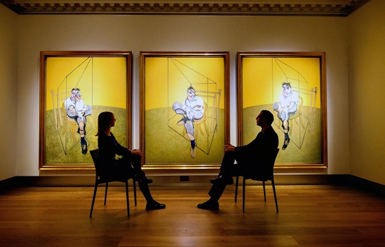 Francis Bacon's "Three Studies of Lucian Freud" goes for a minor $142.4m at Christie's