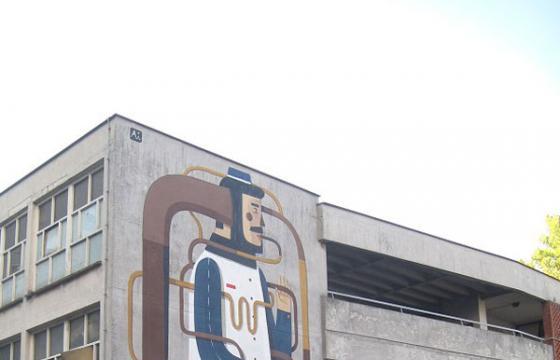 New Agostino Lacurci mural in Croatia