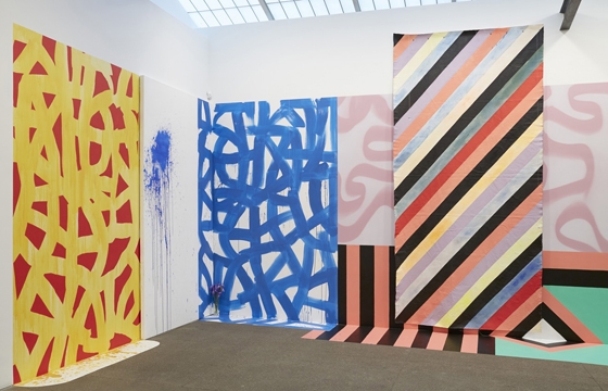 Sarah Cain "Burning Bush" @ Galerie Lelong, NYC