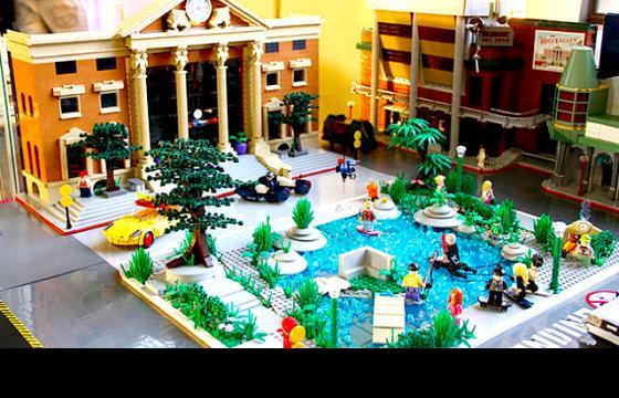 Back to the Future, Hill Valley, 2015 AD, in LEGOS