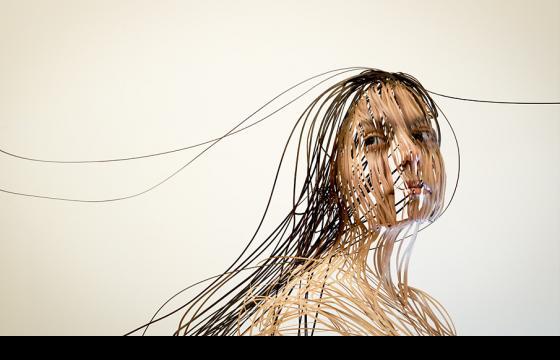 Scribbled Line Portraits by Ayaka Ito