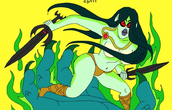 Todd James' "Swords & Sorcery" zine/installation launch @ The Newsstand, Brooklyn