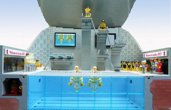 LEGO Olympics 2012 Aquatic Center
