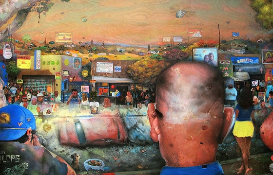 Painting by Michael Alvarez