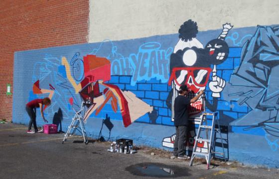 Converse x Juxtapoz: Wall To Wall Montreal featuring 123Klan