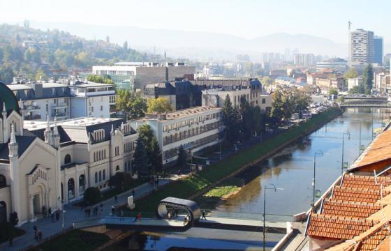 The Looping Bridge in Sarajevo